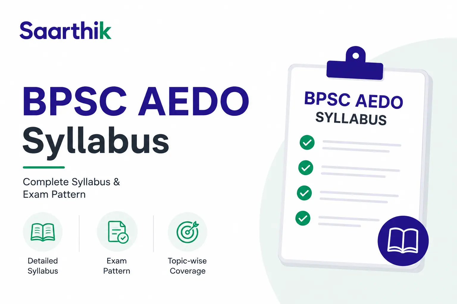 BPSC AEDO Syllabus 2026: Complete Exam Pattern & Subject-Wise Guide